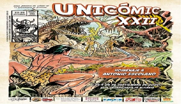 Programación del XXIII Unicómic de Alicante.